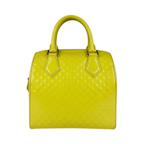 LOUIS VUITTON Handbag Shoulder Bag Damier Facet Speedy Cube Patent